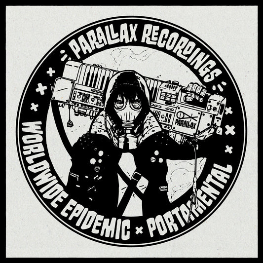 cover art of Worldwide Epidemic - Portamental - vinyl release on Parallax Recordings