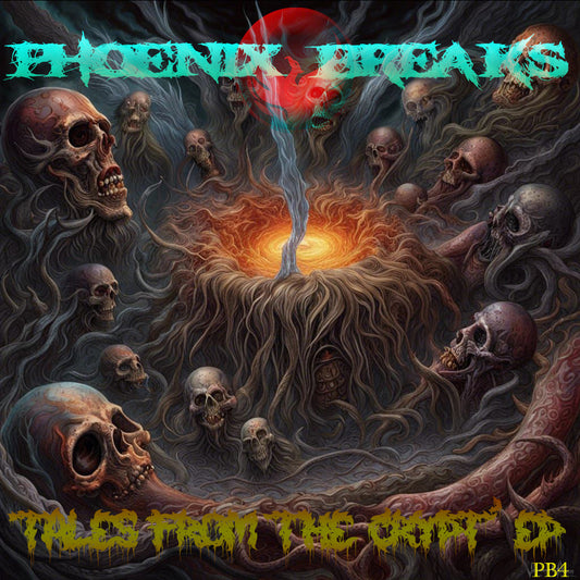 Cover art for Matt Bass - Tales From The Crypt EP - 12" vinyl release on Phoenix Breaks