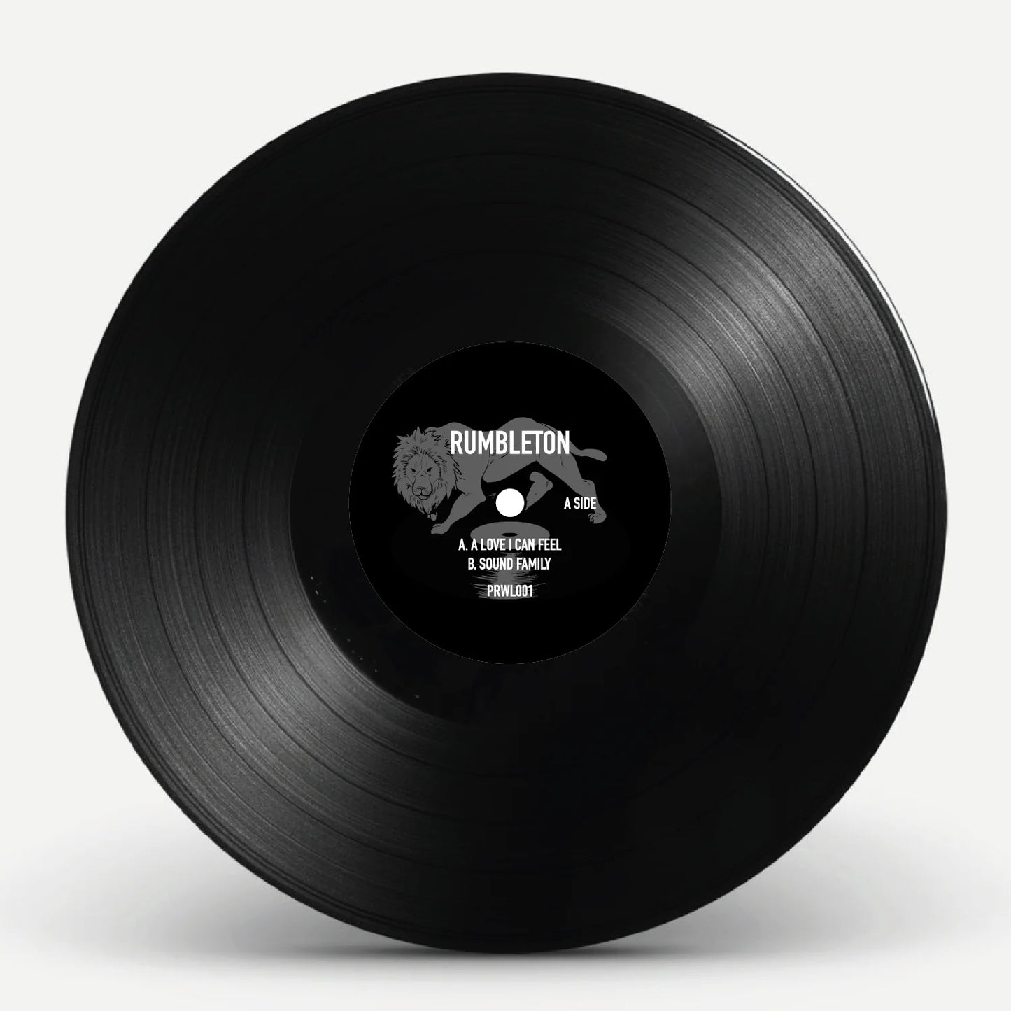 Rumbleton – A Love I Can Feel / Sound Family, on limited edition 12" Black Vinyl from Prowling Lion Records