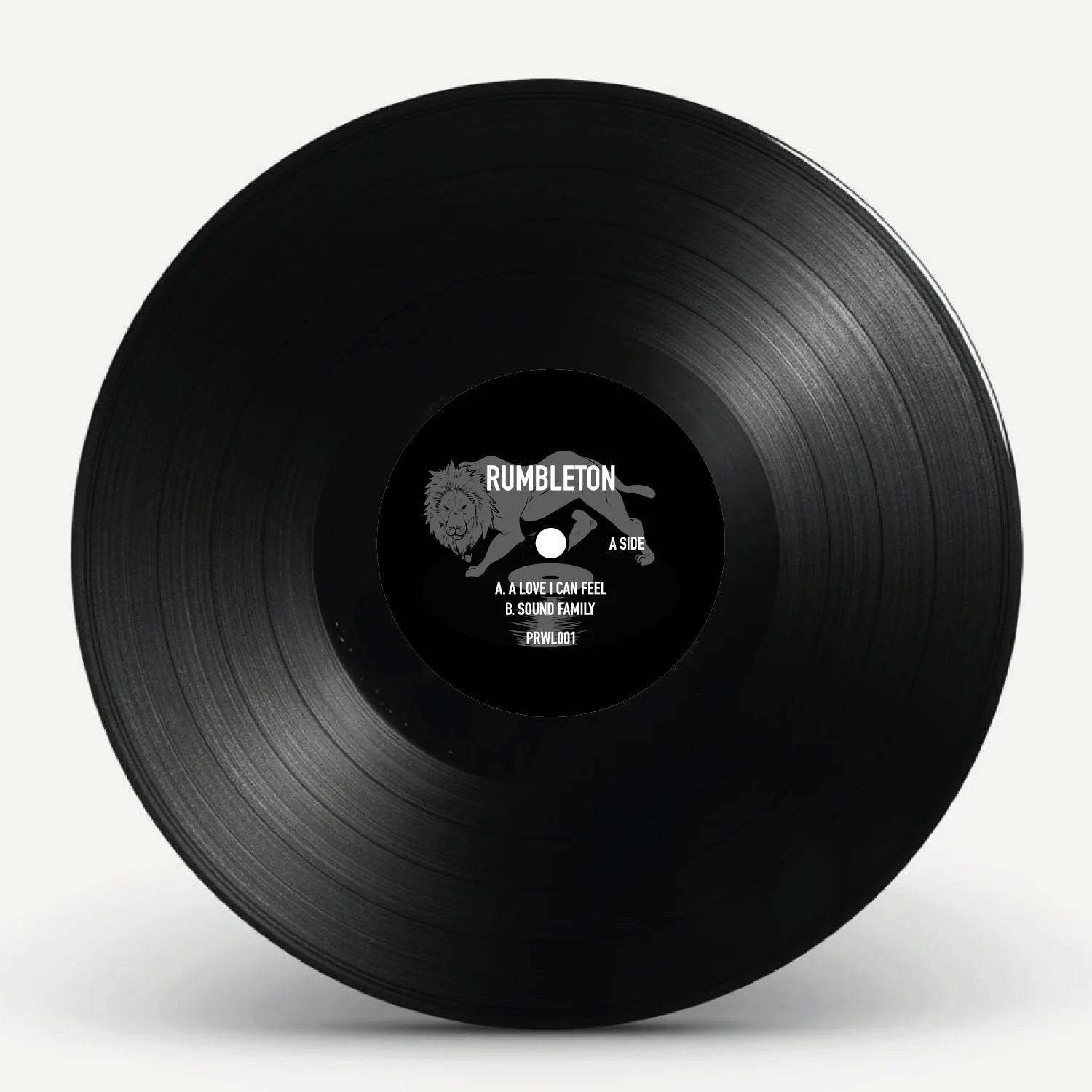 Rumbleton – A Love I Can Feel / Sound Family, on limited edition 12" Black Vinyl from Prowling Lion Records
