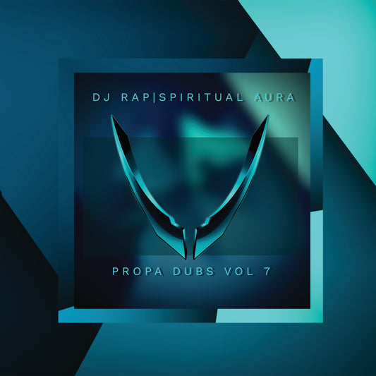 Cover art of DJ Rap - Spiritual Aura (Original Remixes), 12-inch black vinyl release on Propa Talent