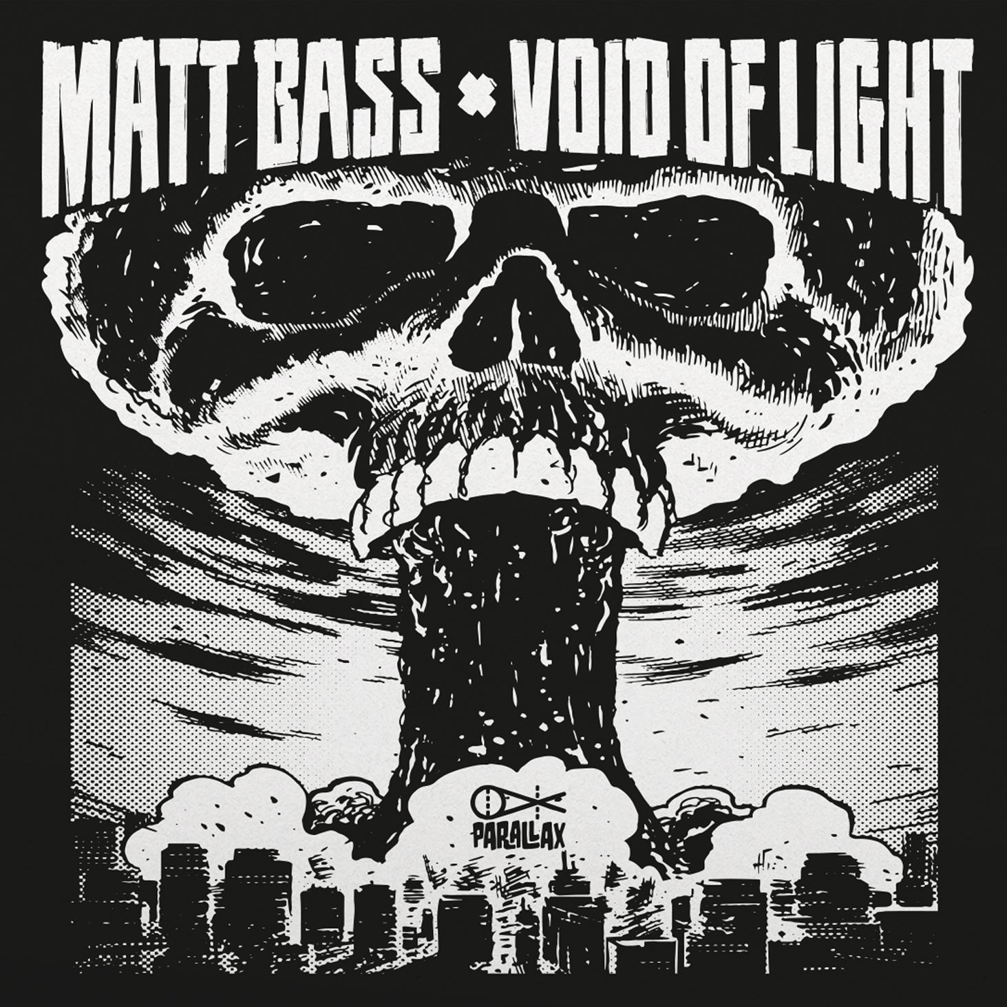 sleeve art of Matt Bass - Void Of Light - 12" Vinyl release on Parallax Recordings