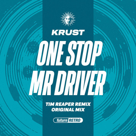Label Art of One Stop Mr Driver - Tim Reaper & Original Mix, released on V Recordings and Future Retro London on 12" Vinyl 