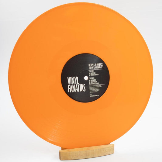 Nexus & Blowback - The Cat's Whiskas EP on limited edition 12-inch transparent orange vinyl from Vinyl Fanatiks