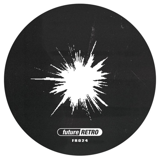 label art from DJ Chromz, Tim Reaper & Artificial Red - FR024, 12" vinyl release on Future Retro London