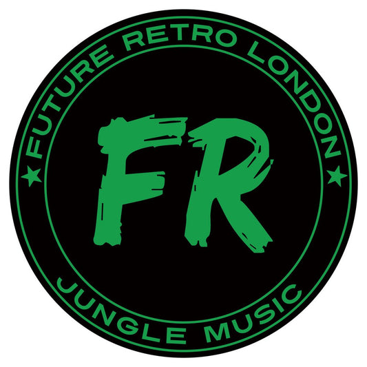 Label art of Kid Lib & Tim Reaper – GBWFR001, 12-inch black vinyl release on Future Retro London