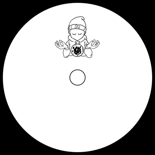 label art of Quaad - HOLDAMEDZ001, 12" vinyl release on Meditator Music