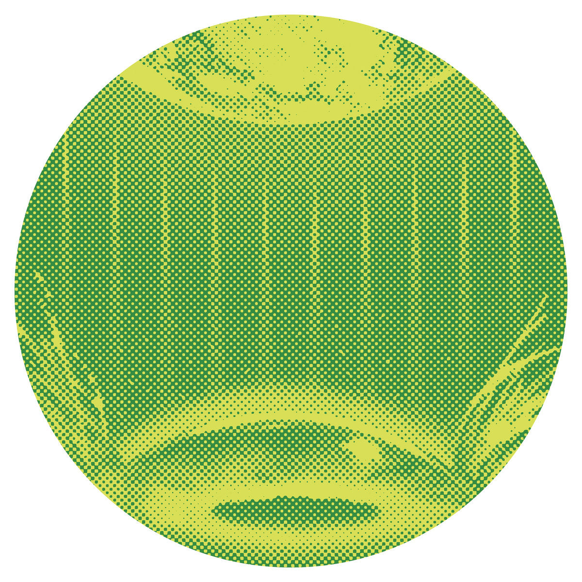 label art of Dope On Plastic – Life Energy - 12" vinyl release on Future Retro London 