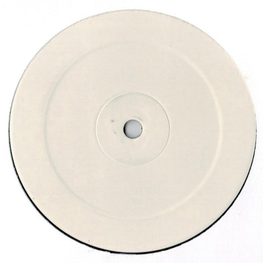 White record centre label from Response & Pliskin / The Drowning World - Last Breath / Core Dreaming - vinyl release on OKBRON