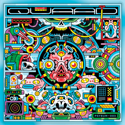 Cover art of QUAAD - PAULA EP 12-inch vinyl release on Psycho Bummer